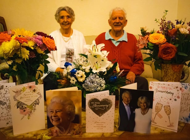 Renee and Harry Dickinson celebrate their 65th wedding anniversary