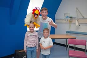 Olivia and William Robinson with Jamie and Chuck