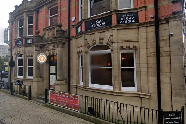 With a Google rating of 4.5 stars, Francos A La Carte menu will be on offer for couples wishing to celebrate the occasion .