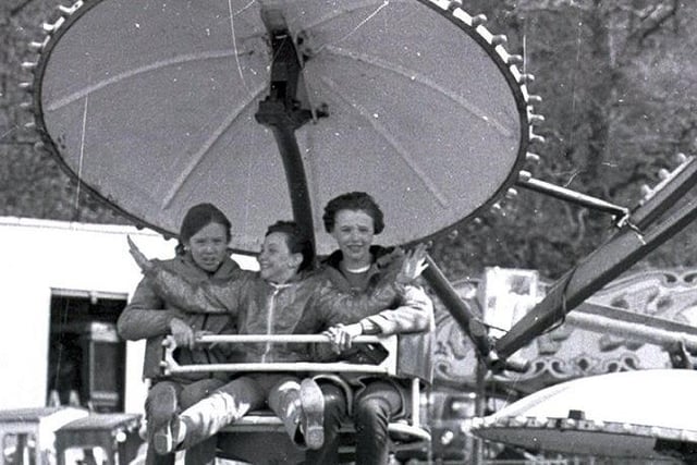 All the fun of the fair in Wigan during the May bank holiday 1982