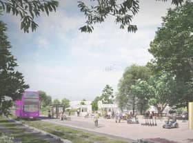 The development would include the Leigh guided busway