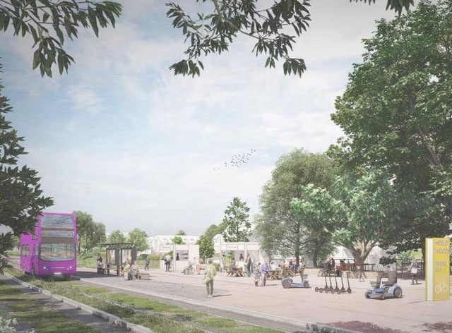 The development would include the Leigh guided busway