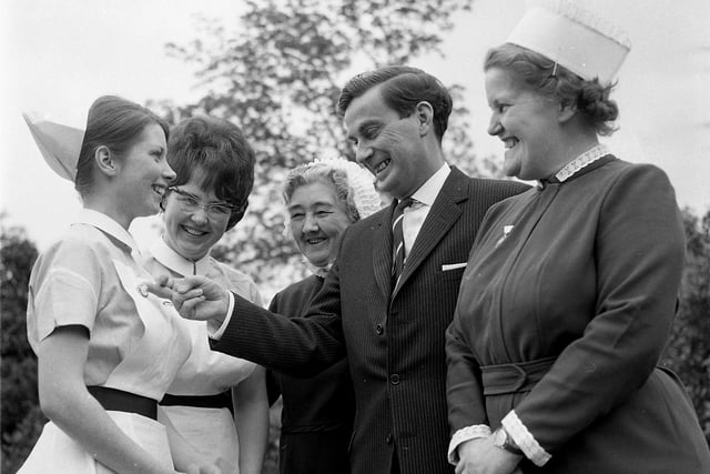 RETRO 1968 - Nurses at Wigan Infirmary receive their qualification certificates in May 1968