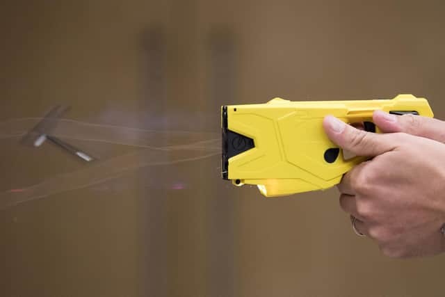 Both defendants are alleged to have been armed with tasers