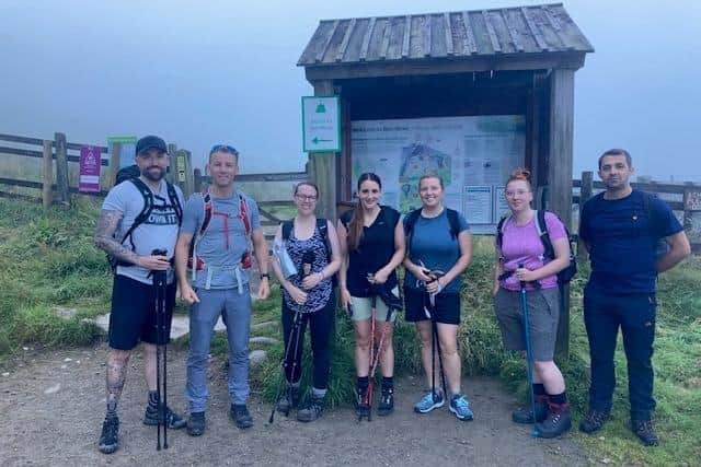 Local charity, Caring Connections, completed the National Three Peak Challenge, over the heatwave weekend, in aid of mental wellbeing and suicide prevention.