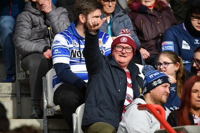 Wigan Warriors fans at Craven Park.