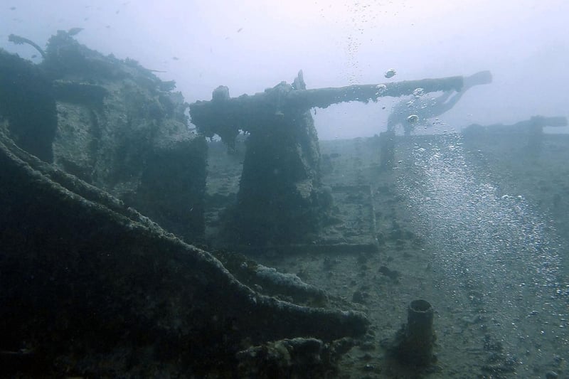 The SS Thistlegorm wreck photograph taken by Tessa De Wegher