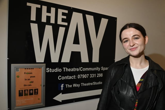 Producer Ella Fraser at The Way theatre, Leigh Spinners Mill.