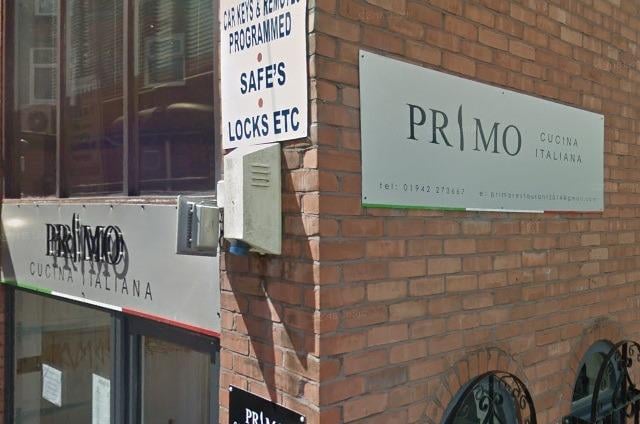 Primo Restaurant on Gerard Street, Ashton-in-Makerfield, has a rating of 4.8 out of 5 from 341 Google reviews