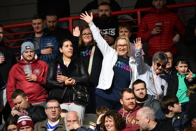 Wigan Warriors fans at Craven Park.