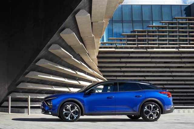 The Citroen C5X has a coupe-like style and has such a large load area it is more akin to an estate.