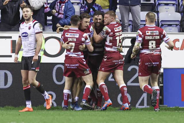 Toby King scored his second try in cherry and white against Salford