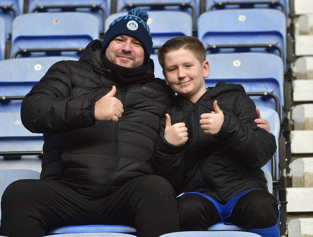 GALLERY: Wigan Athletic fans watch a goalfest but unfortunately a first league loss since Boxing Day