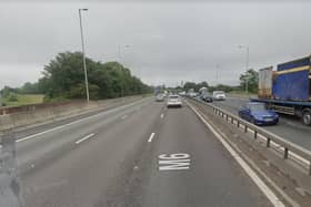The M6 was closed between J27 and J28