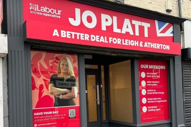 The Labour Party's new office on Bradshawgate in Leigh