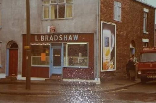 Exterior of Lily Bradshaw's shop, Pemberton.
