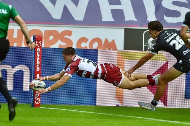 The young winger marked his home debut with a try against Hull FC in Round 23 last year