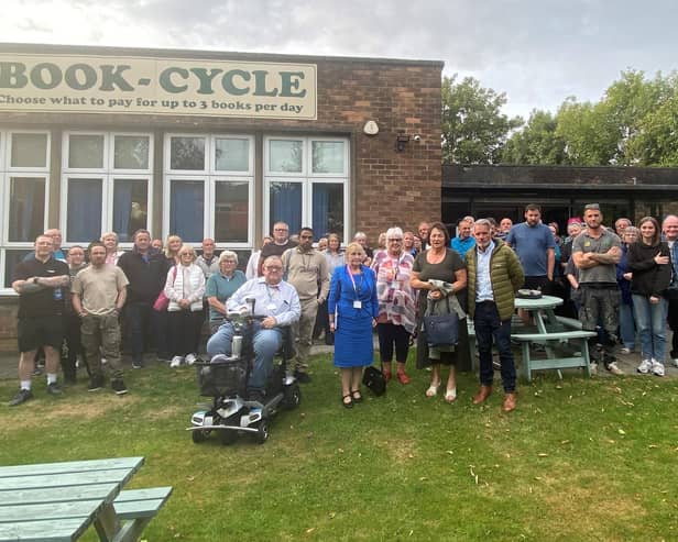 Residents and councillors who attended the HMO public meeting at Beech Hill Book Cycle