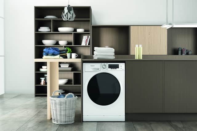 The Hotpoint ActiveCare washer dryer will fit in and look great in your home