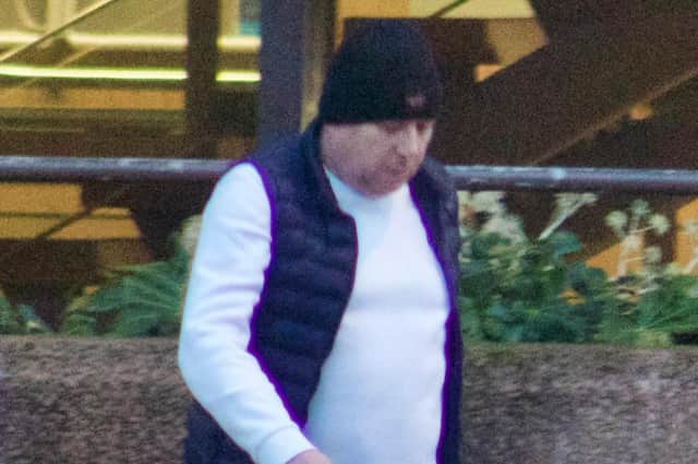 Michael Gibbons outside court