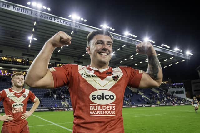 Oliver Partington joined Salford from Wigan during the off-season