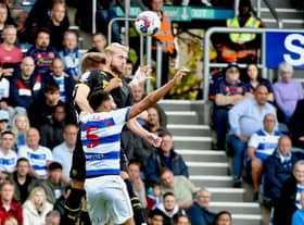 Jack Whatmough in action at QPR before injury struck