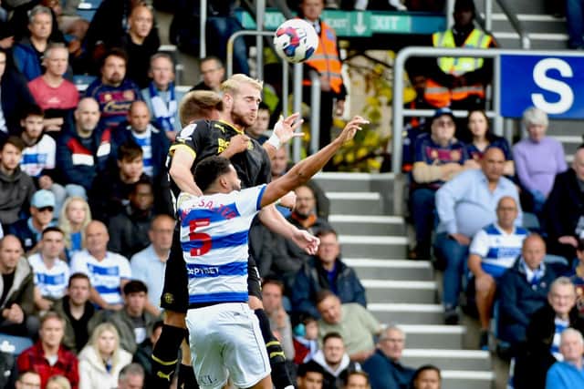 Jack Whatmough in action at QPR before injury struck