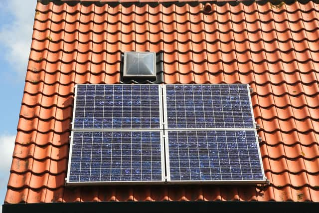 Solar panels could be added to properties as part of work to make them more energy efficient