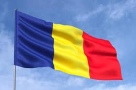 The Romanian flag