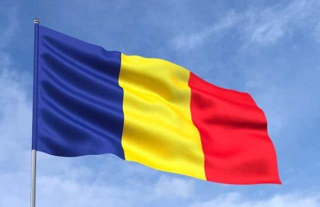 The Romanian flag