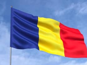 The Romanian flag