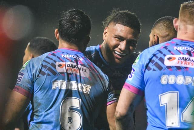 Patrick Mago scored Wigan's first try of the 2024 Super League campaign