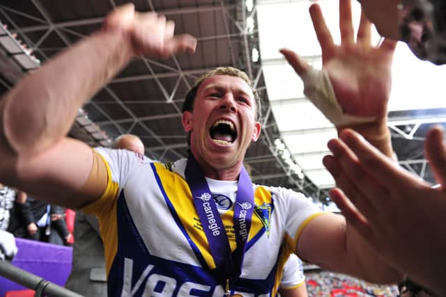 Micky Higham won the Challenge Cup during his time with Warrington Wolves