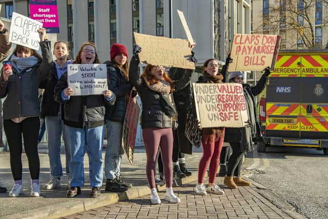 Nursing staff at other hospitals in the country took strike action earlier this month