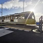 A Metrolink tram