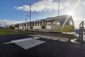 A Metrolink tram