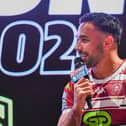 Bevan French at the Betfred Super League 2024 season launch event at Aviva Studios in Manchester