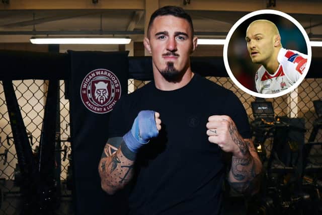Ex-Leigh forward Jamie Acton is a part of UFC heavyweight fighter Tom Aspinall's coaching team