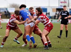 Wigan Warriors took on Barrow Raiders in their second game of pre-season (Credit: Darren Greenhalgh)