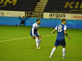 Jordan Cousins comes close against his old club Stoke