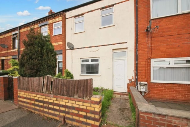 Offers in the region of £100k are being sought for this three-bed terraced house in need of renovation