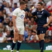 Owen Farrell is waiting to see how costly his sending-off against Wales will be