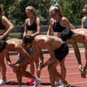 Members of the M11 track group during their recent training camp in South Africa