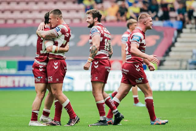 Wigan Warriors take on Huddersfield Giants at the DW Stadium on Friday night