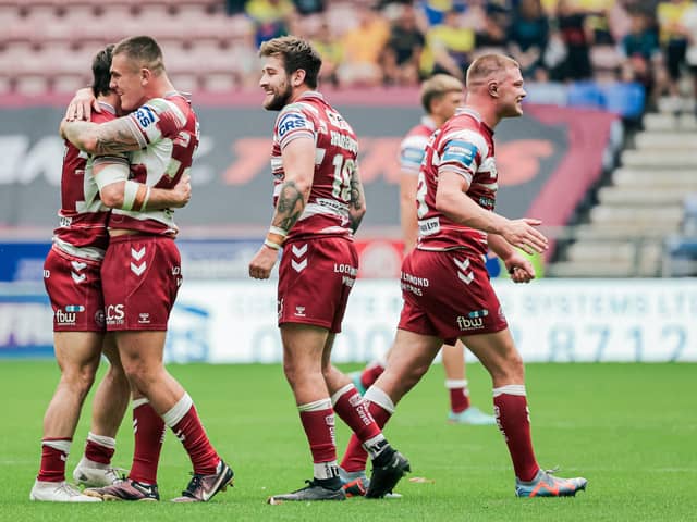 Wigan Warriors take on Huddersfield Giants at the DW Stadium on Friday night