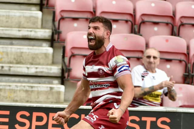 Abbas Miski was among the scorers for Wigan Warriors