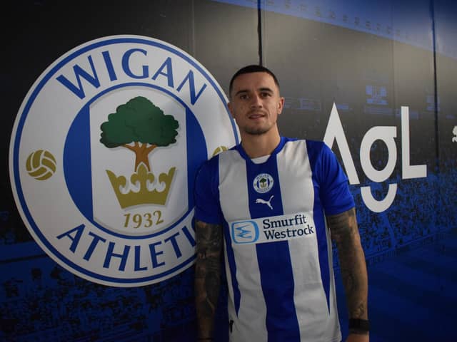 Latics' latest capture Ollie Norburn gets used to his new surroundings