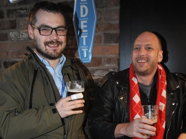 Wigan Central: Andy Lowton (left) and Neil Blackburn