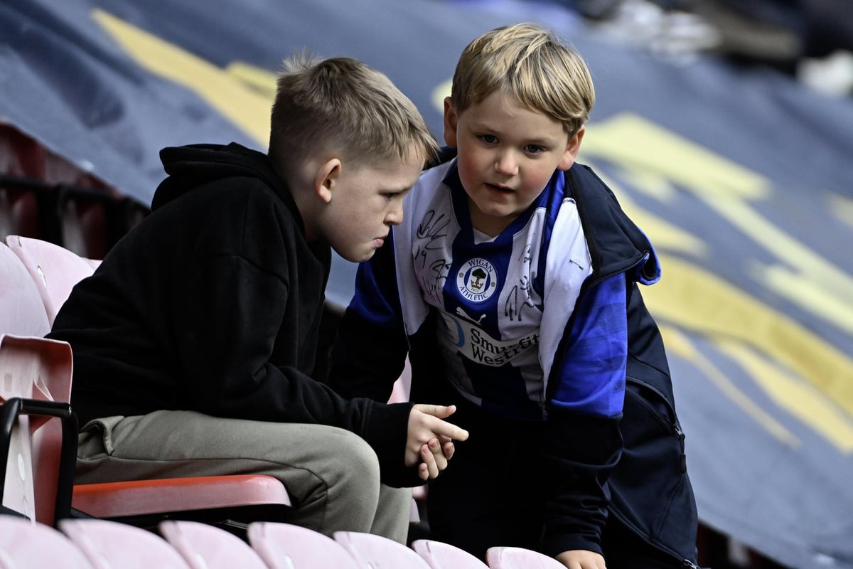 Are You in Our 24-strong Wigan Athletic Fans Gallery From the Cardi...