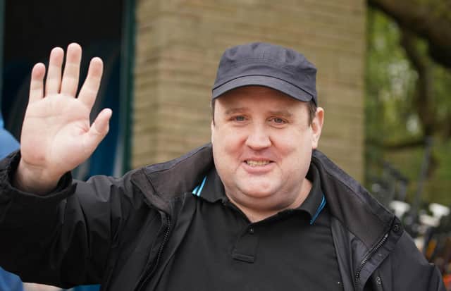 Peter Kay was back on stage on Friday night